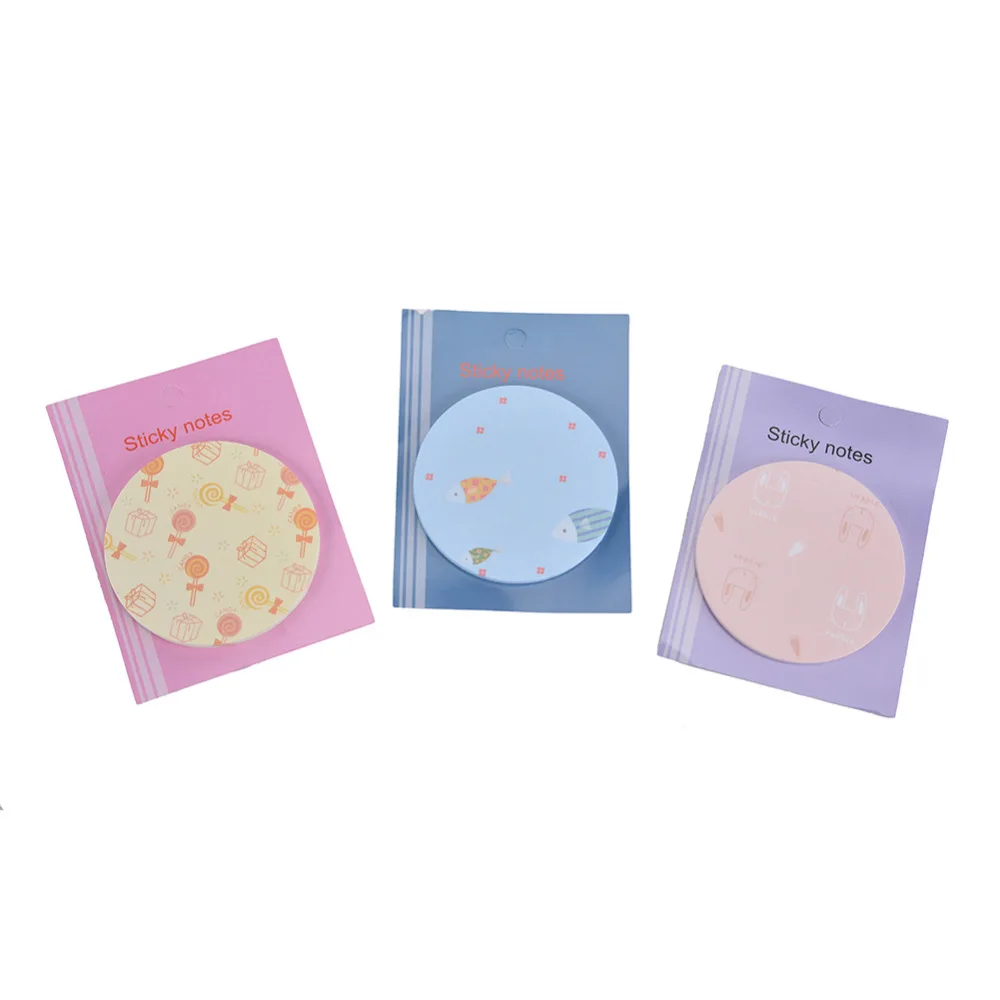 circular post it notes