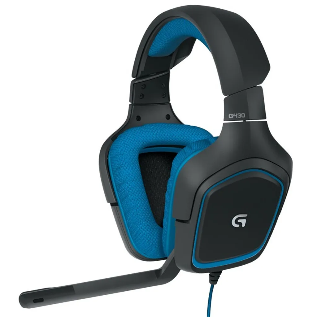 

2019 New Logitech G430 7.1 Wired Surround Sound Gaming Headphones Microphone Headset Built-in Microphone 3.5mm In-Ear Wired