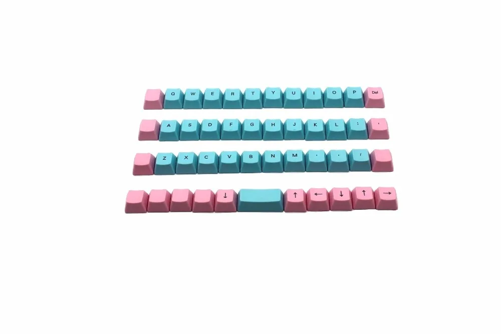 YMDK 40% 47 клавишный мини-Майями толстый PBT OEM профиль набор ключей для MX переключатели планка клавиатура