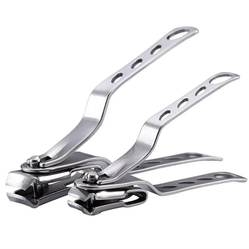 

2019 1Pc 360 Degree Rotation Stainless Steel Nail Clipper Cutter Trimmer Manicure Art Toe Nail Scissors