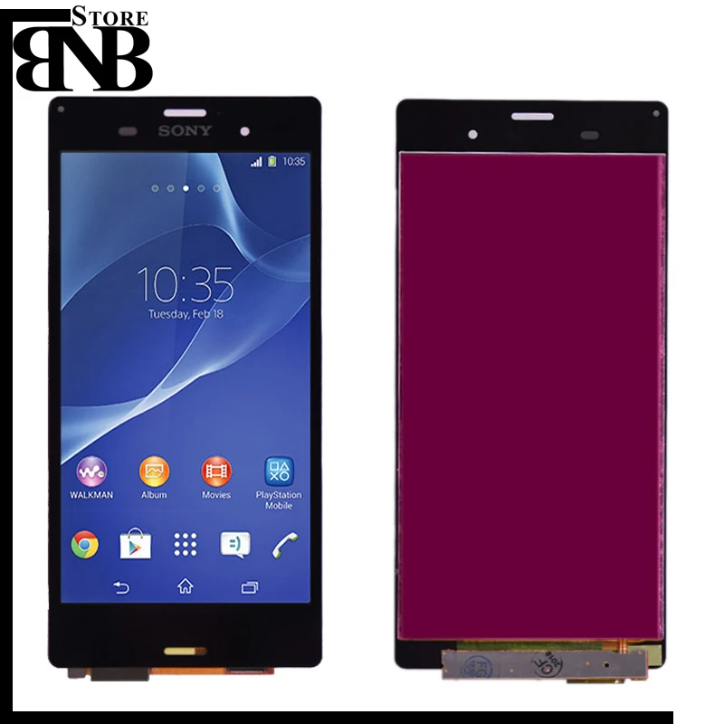 

Original For Sony Xperia Z3 D6603 D6653 L55t LCD Display with Touch Screen Digitizer Assembly Black white free shipping