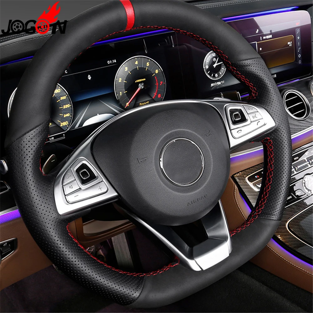 Для Mercedes Benz E Class W213 E200 E300 интерьер автомобиля Руль Ручка панели кнопка накладка наклейка полупрозрачный