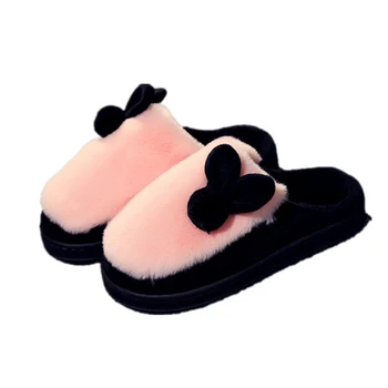

2018 Fashion Winter Women Slippers Plush Home Casual Warm Animals Slippers House Female Ladies Cotton Women
