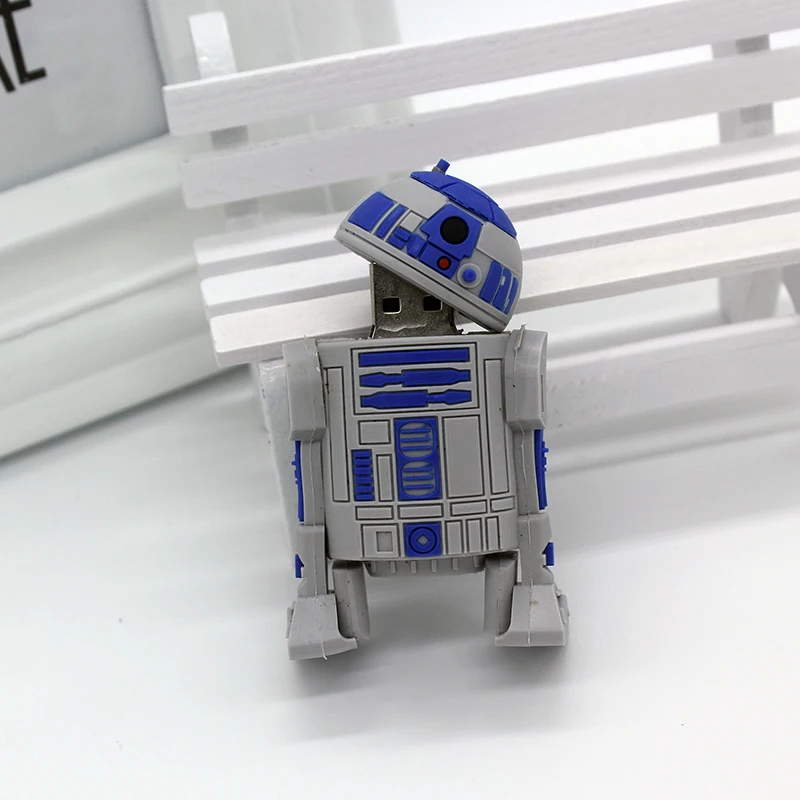 128 ГБ Звездные войны креативный R2D2 робот Флешка 128 ГБ USB флеш-накопитель 64 ГБ 32 ГБ 16 ГБ 8 ГБ USB 2,0 флеш-накопитель карта памяти