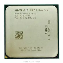 AMD APU A10 6700 APU A10 6700K 3.7 GHz Dört Çekirdekli İşlemci AD6700OKA44HL Soket FM2