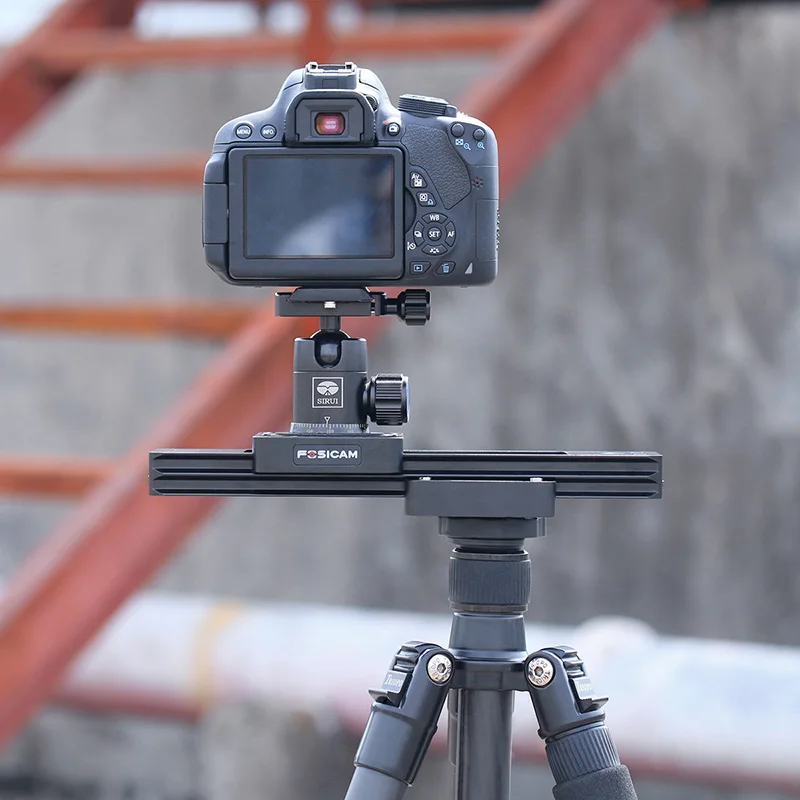 

Portable Mini Camera Video Slider Travel Track Dolly Rail Double Distance Track Rail Slider System for iPhone XS XSMax DSLRs
