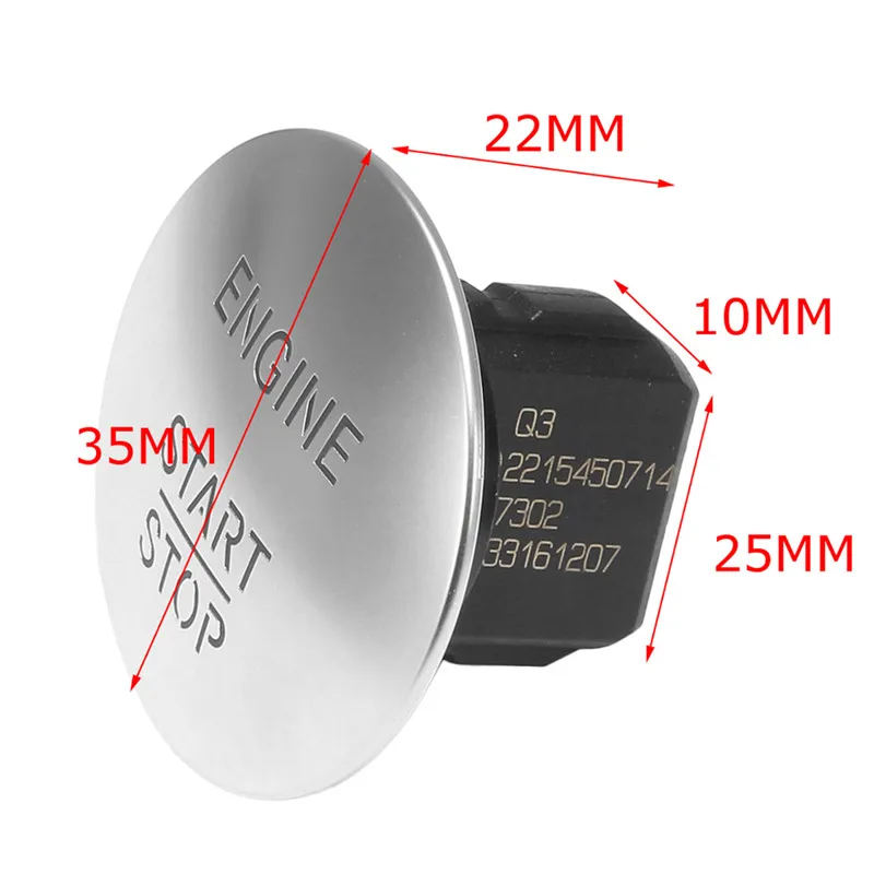 Car Push To Start Button Keyless Go Enging Start Stop FOR MERCEDES-BENZ