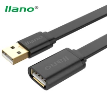 

llano USB Extension Cable Fast Speed USB 2.0 Extender Data Cable 0.5M 1M for Notebook Laptop