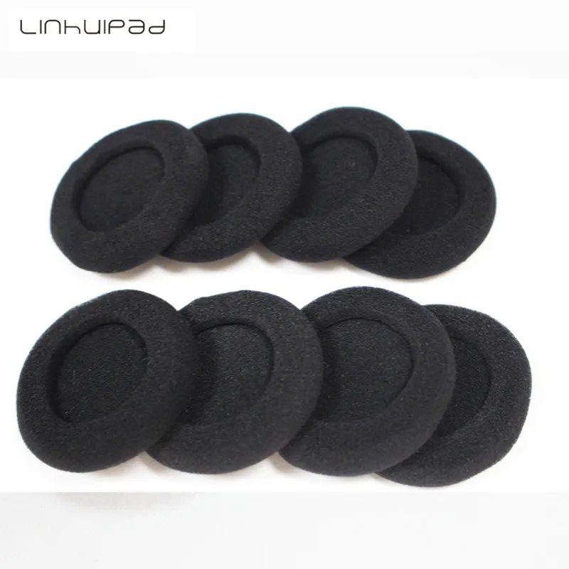 

Linhuipad Free Shipping 70mm Headset Foam Ear Cushions headphone Earpads 10pcs /lot suit for ATH-SJ5 SJ55 ES7 Sony MDR V150 V250