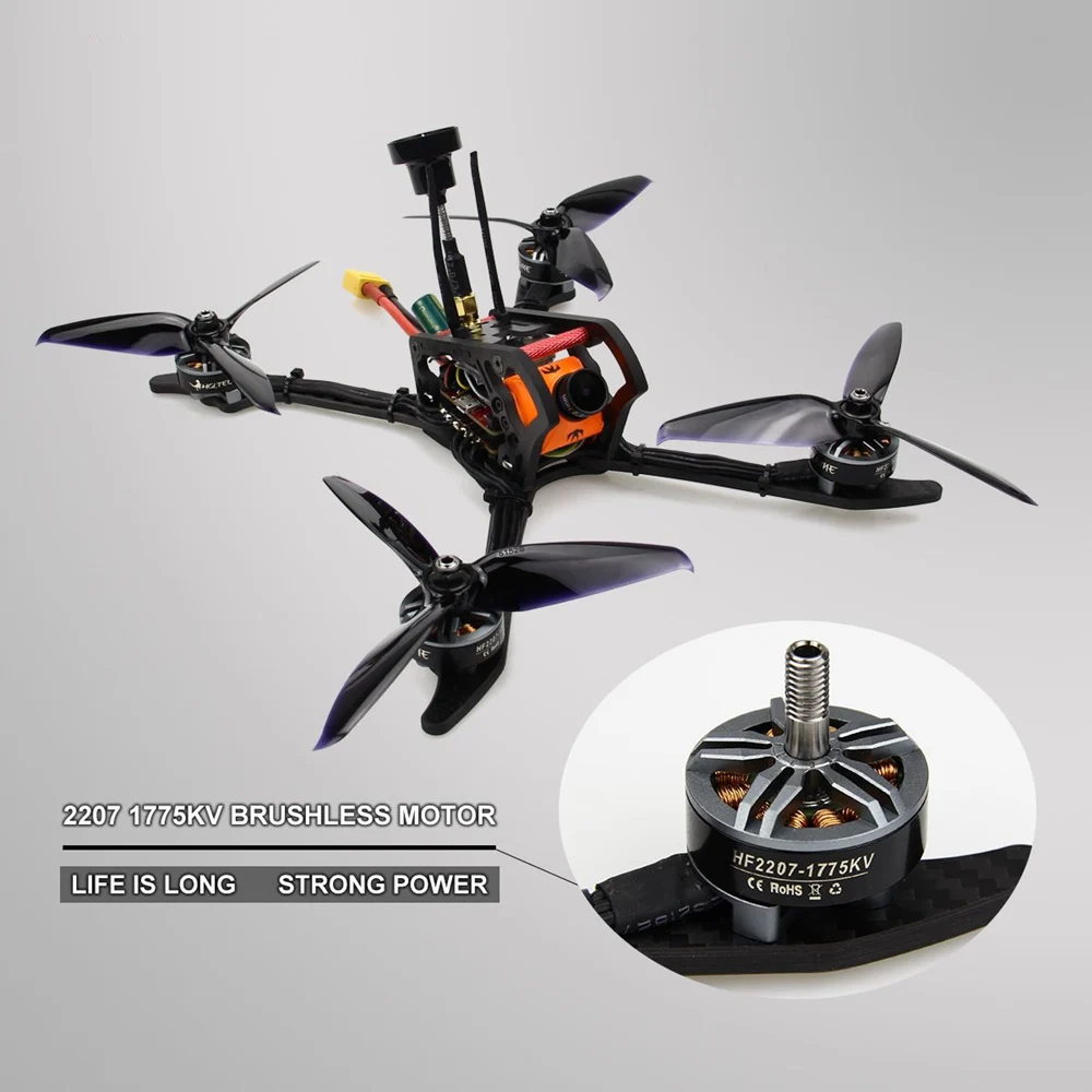 HGLRC 5-6S Mefisto 226mm FPV Racing Drone F4 FC OSD 60A BL32 3-6S 4In1 ESC RunCam Swift 2 Camera Frsky XM+ Receiver BNF