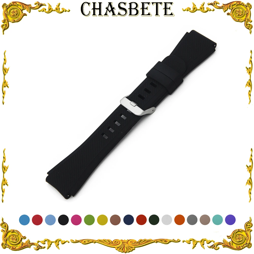 22mm Silicone Rubber Watch Band for Rado Watchband Men Women Resin Strap Wrist Loop Belt Bracelet Black Brown Blue Red Yellow | Наручные