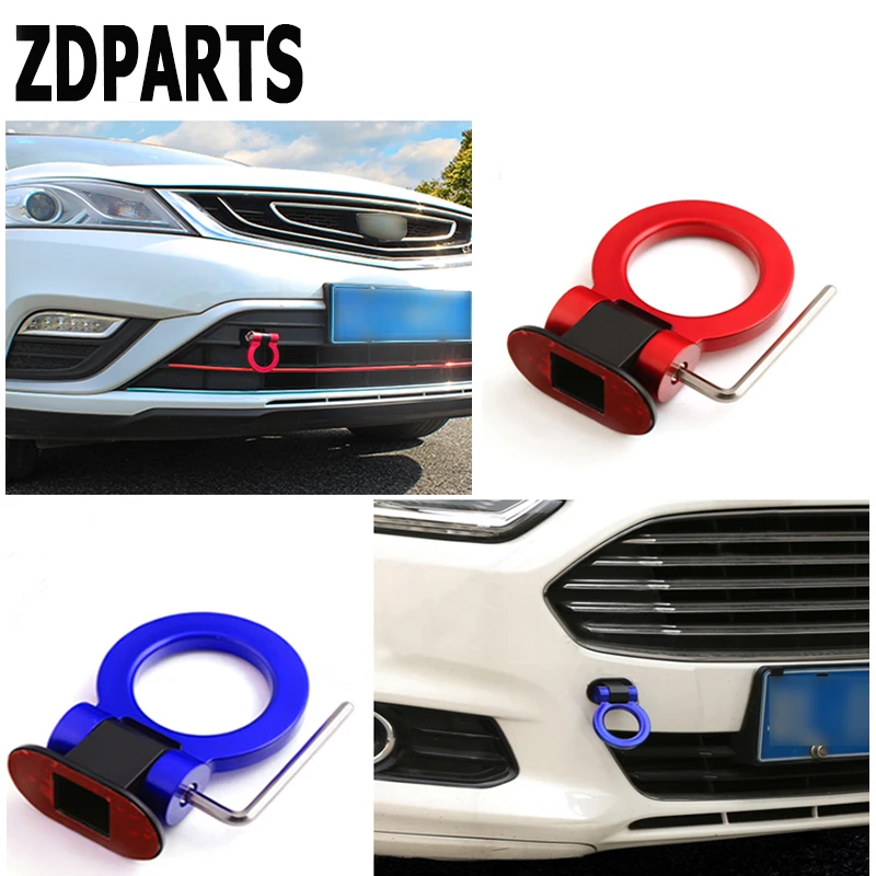 ZDPARTS автостайлинг украшение прицеп крючки Наклейка для Ford Focus 2 3 Fiesta Mondeo Kuga Kia Rio Ceed