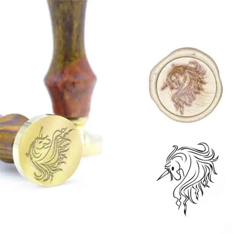 Wax seal Дракон Татуировка восковый узор печать штамп B58 индивидуальный восковой штамповки букв для ювелирных изделий штамп деревянная ручка DIY древняя печать ретро штамп персонализированные - Цвет: Wax seal