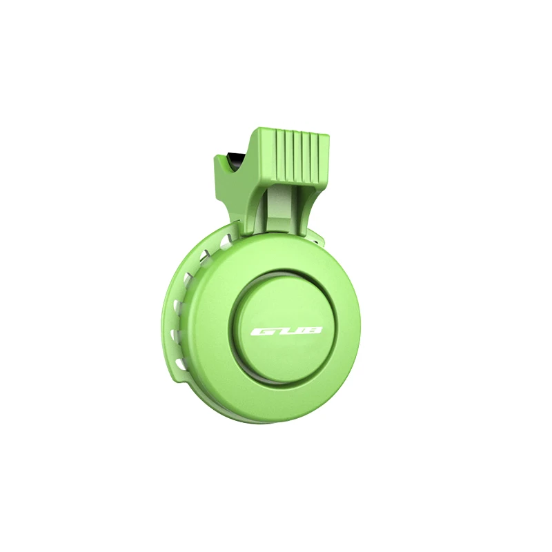 Green GUB Q-210 перезаряжаемый водонепроницаемый громкий велосипедный руль, электрический велосипед, кольцо, мини-будильник, электронный велосипедный Звонок - Цвет: Green