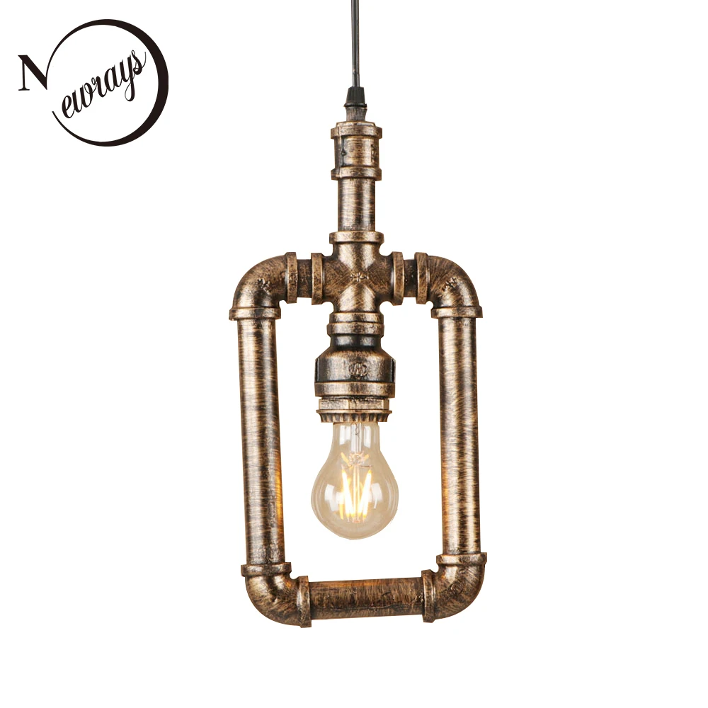 Industrial iron brown hanging lamp vintage novelty lamp pendant light E27 LED for living room restaurant bedroom cafe bar hotel Industrial iron brown hanging lamp vintage novelty lamp pendant light E27 LED for living room restaurant bedroom cafe bar hotel