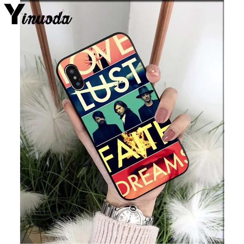 Yinuoda 30 Second To Mars 30STM Новинка чехол для телефона Fundas чехол для Apple iPhone 8 7 6S Plus X XS MAX 5 5S SE XR мобильный чехол - Цвет: A7