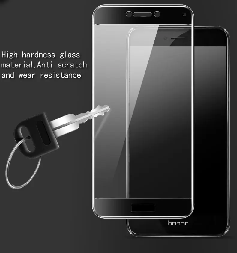 Imak 2.5D Экран протектор для P8 Lite /GR3 полное покрытие закаленное Стекло для huawei P9 Lite /Honor 8 Lite Стекло фильм