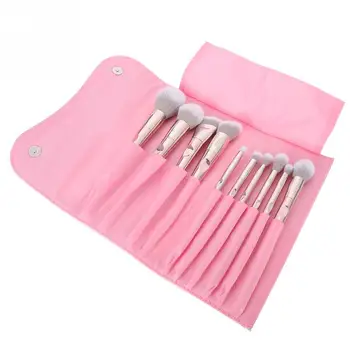 

Makeup Brushes Set Professional 10Pcs With Bag Portable Make Up Brush Kit Foundation Blusher Eyeshadow Cosmetics Brushes Set l