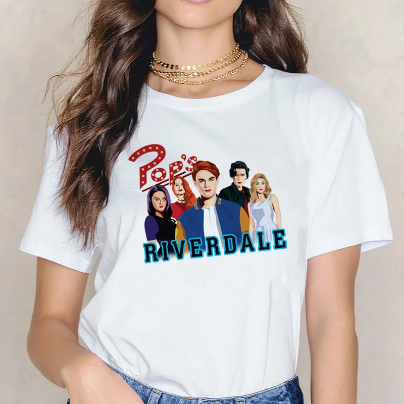 Футболка Riverdale South Side ulzzang футболка Serpents top s femme уличная одежда Женская в стиле хип
