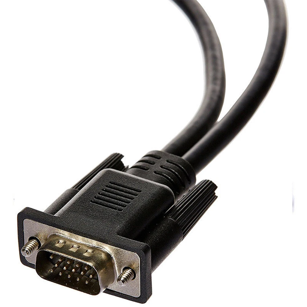 Новый 25 см VGA 1 штекер 2 Двойной Женский Y адаптер Splitter кабель удлинитель для
