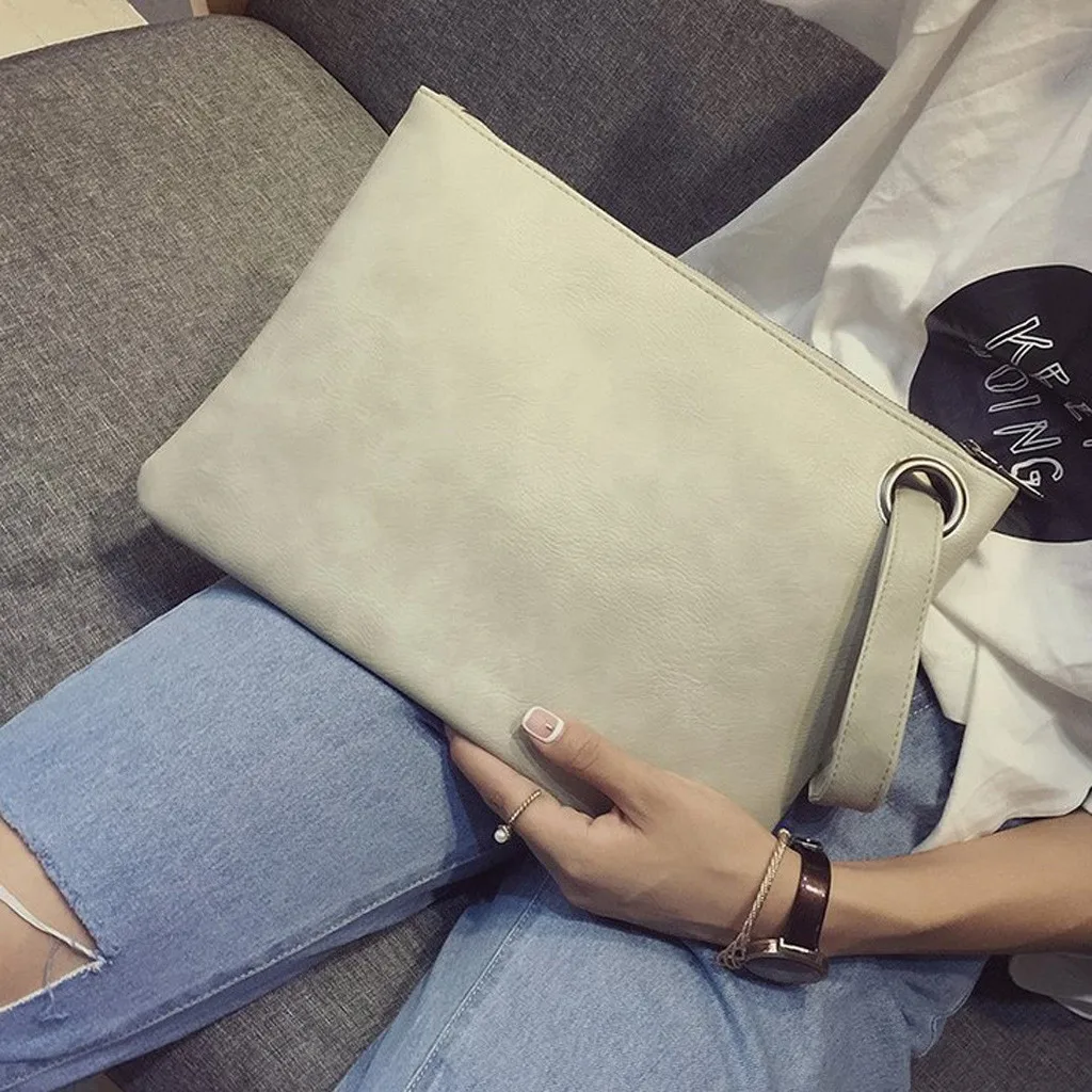 Women Lady Hand Bags Fashion Clutch Bag Zipper Envelope Purse Handbag Evening Party Bag Sac A Main Dropship#25