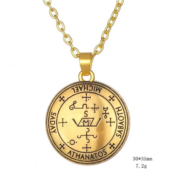 Michael Bronze Dawapara Archangel Майкл Габриэль Рафаэль Уриэль талисман Ангел Ожерелье для мужчин и женщин Прямая поставка - Окраска металла: Michael Bronze