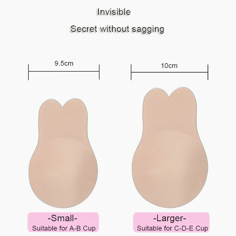Women Invisible Brassy Tape Silicone Breast Lifting Bra push up pad relleno bikini Invisible Adhesive Bra Sexy Underwear D30