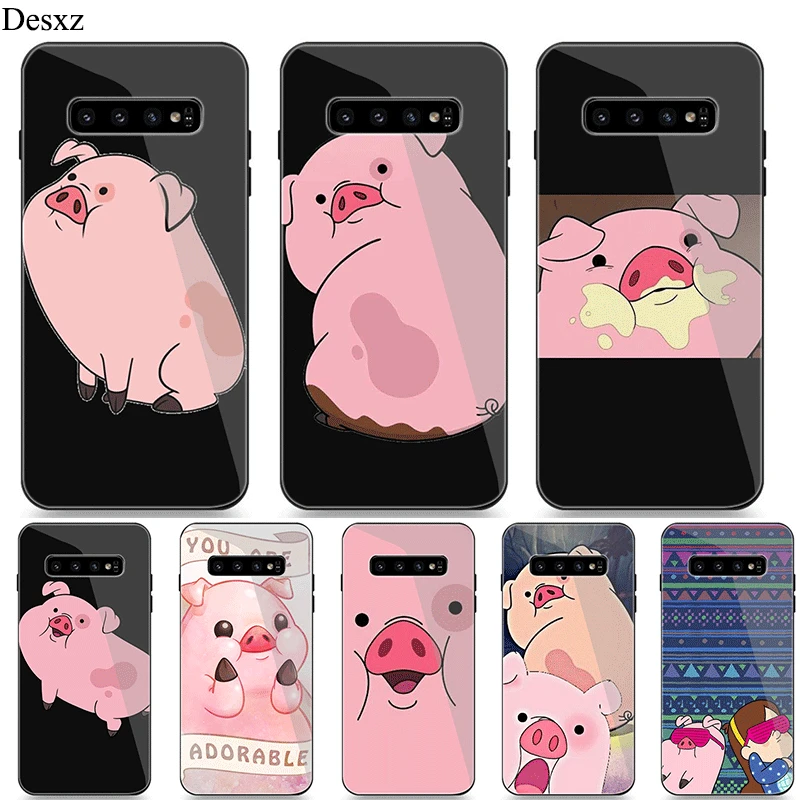 

Mobile Phone Case For Samsung A10 A20 A30 A40 A50 A60 A70 S7 Edge S8 Plus Note 8 9 S10 Cover Gravity Falls Waddles Pig Shell
