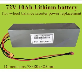 

72v 10Ah lithium battery pack 72v bike 10Ah bms 20s for electric bike bicycle two wheel balance Scooter 1000w motor