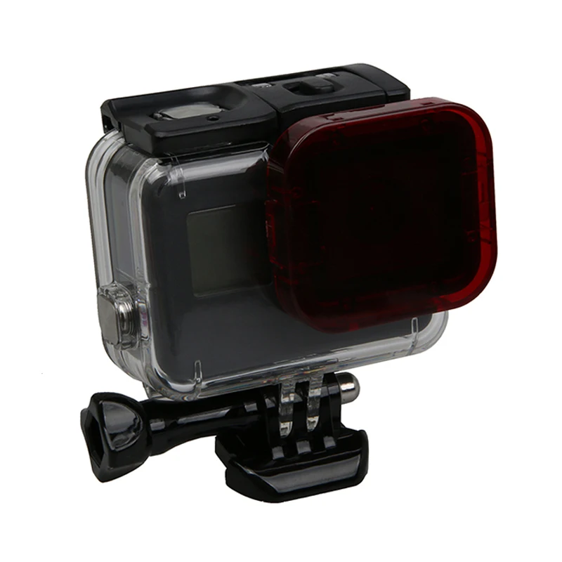 Аксессуары для Gopro 5 6 7 фильтр дайвинга оригинальный Водонепроницаемый Чехол