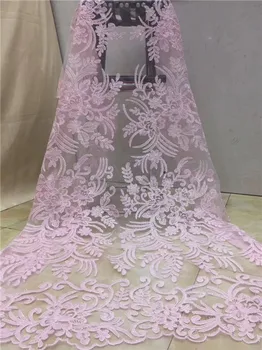 

Wonderful party African net lace fabric latest mesh cloth French lace cloth for evening dress PDN115(5yards/lot)