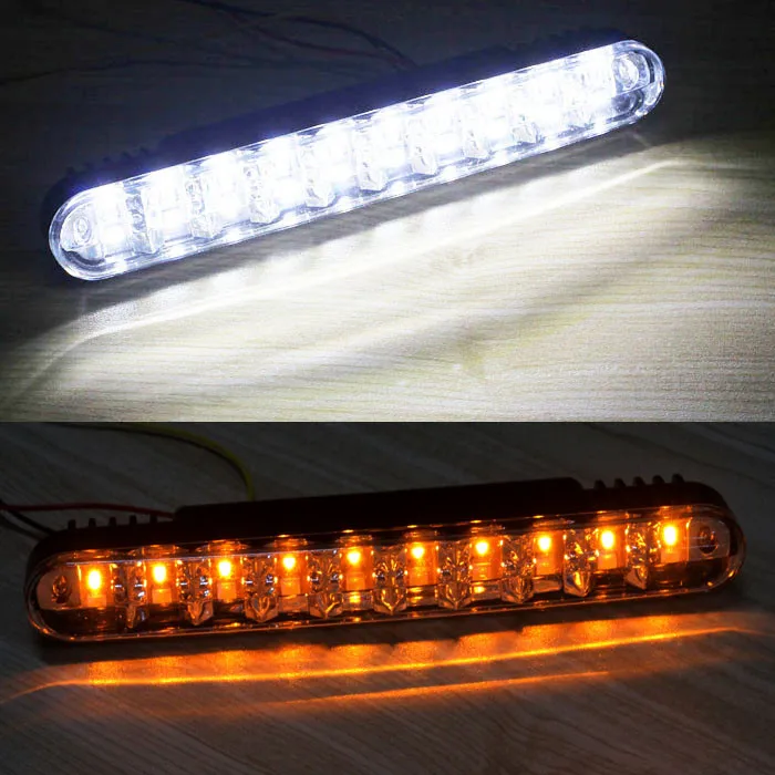 Бесплатная доставка 2x30 светодиодный 6000K xenon HID Супер белый автомобильный дневной