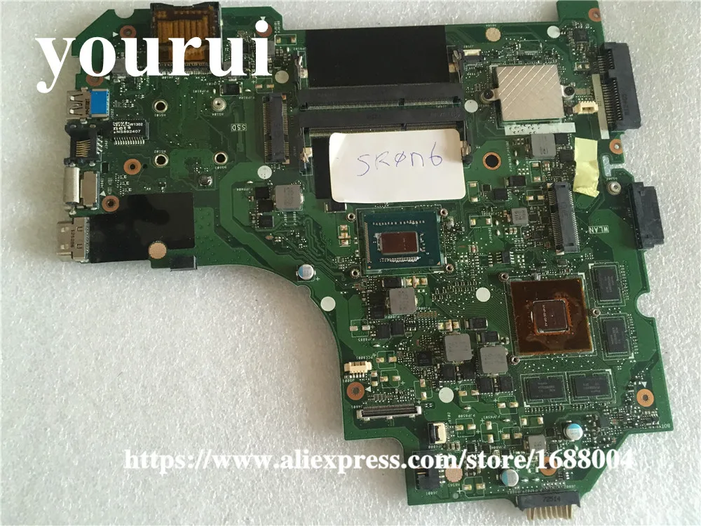 K56CM For ASUS K56CB K56CM A56C S550CM Laptop Motherboard SR0N8 i5 ...