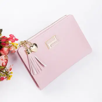 

2019 Wallet Female For Coins Cute Wallet Women PU Leather Women Wallets Zipper