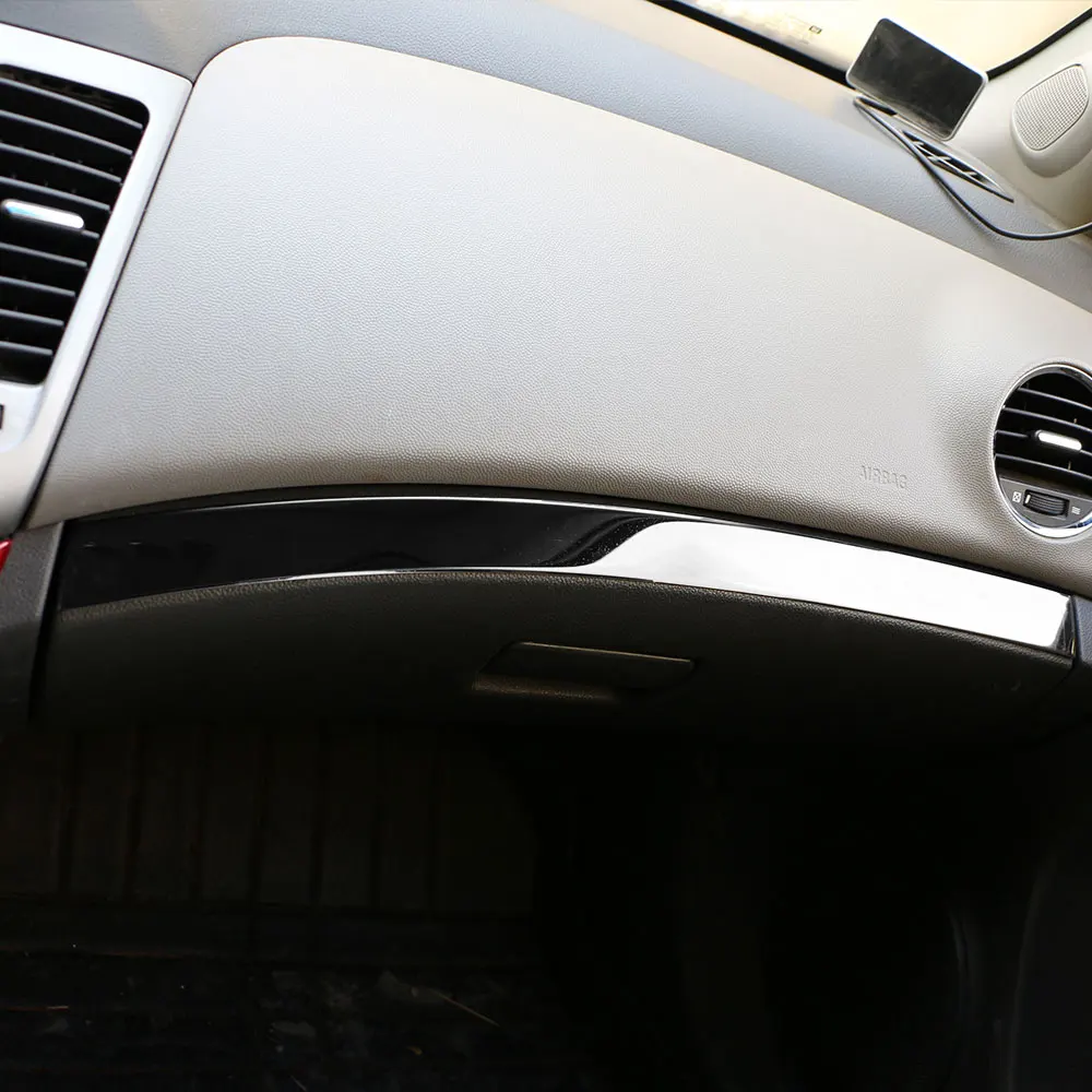 Jameo Auto Car Stainless Steel Storage Box Trim Decoration Sticker for Chevrolet Chvry Cruze 2009 - 2015 LHD Accessories