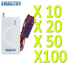 433 МГц 1527/2262 10/20/50/100 шт. Беспроводной датчик утечки воды детектор вторжений работа с GSM охранная сигнализация