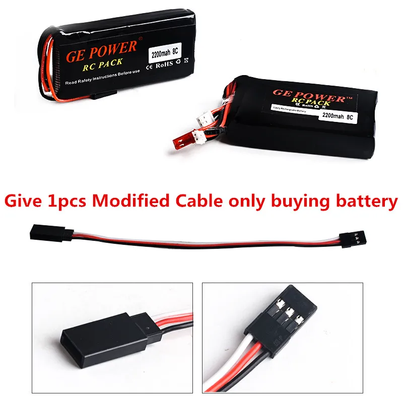 GE Power RC Transmitter Lipo Battery 11.1V 2200mAh 8C 3S 3PK  Battery for FS GT3B GT2 T6EHP-E 6EX RC E-SKY GT2 GT3B RC Radio