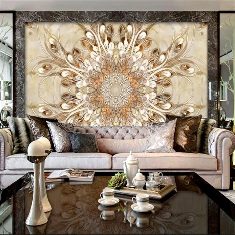 Beibehang Custom Wallpaper photo  Home Furnishings Large Floral Background Living Room Bedroom TV Mural wallpaper for walls 3 d beibehang custom wallpaper photo aegean architectural garden background walls home decor living room bedroom mural 3d wallpaper