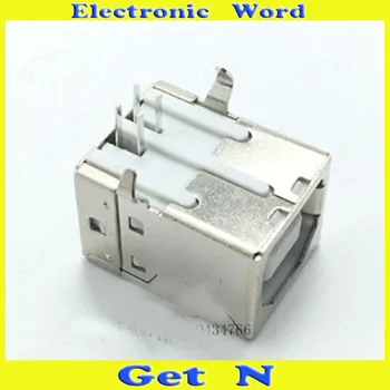 

100pcs Printer 2.0 USB Female Plug Connectors USB2.0 Female Print Jack B/F Type