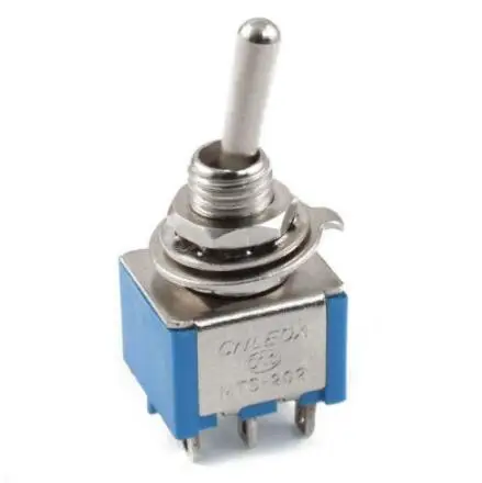 2 шт./лот Mini MTS-202 6-Pin SPDT G105 ON-ON 6A 125V 3A250VAC переключатели хорошего качества бесплатная