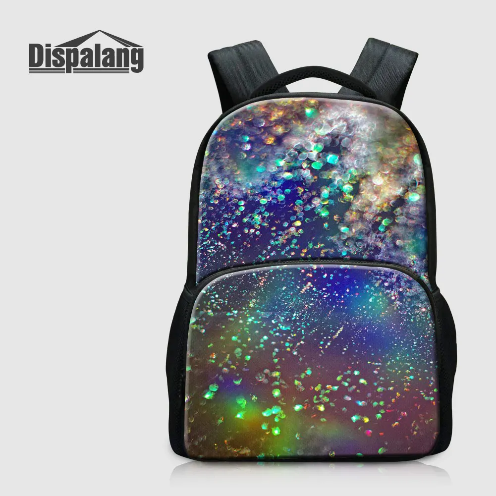 Dispalang Galaxy Printing School Bags For Teenagers Personality Universe Space Backpack Laptop Mochila Canvas Rugzak Bagpack | Багаж и