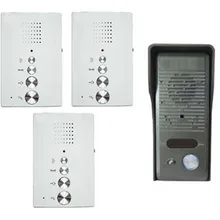 XinSiLu одежда высшего качества домашний Интерком системы проводной аудио домофона, охранных дверь управление доступа w/t аудио, разблокировать, функция 1V3