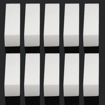 

10pcs/Lot White Nail Art Buffer Nail File Standing Block Tips Reusable Files Manicure Pedicure Tool for UV Gel Polish