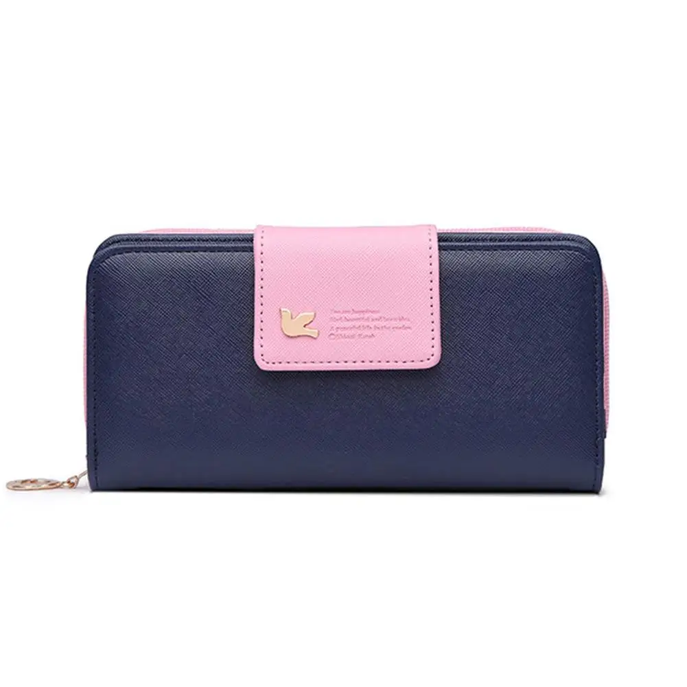

Yfashion Women Wallet PU Leather Long Purses Hasp Phone Bag Money Coin Pocket Card Holder Female Wallet Purse