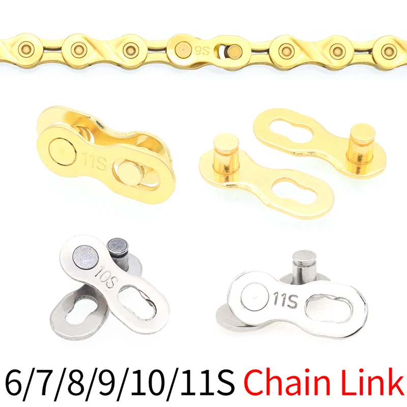 Cheap MTB Road Bike Chain Connector Silver Gold 6/7/8 9 10 11 24/27/30 Speed Bicycle Quick Master Chain Pin Chain Buckle Link Joint 2 Cheap MTB Road Bike Chain Connector Silver Gold 6/7/8 9 10 11 24/27/30 Speed Bicycle Quick Master Chain Pin Chain Buckle Link Joint 2