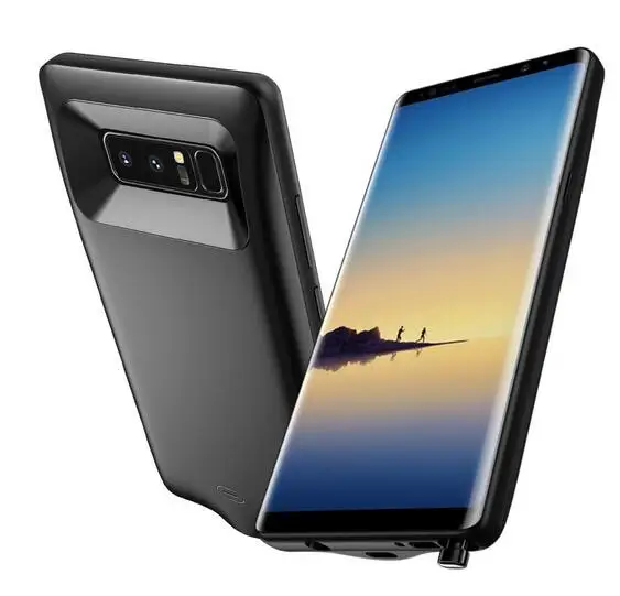 

5500mAh External Back Power Bank Battery Portable Charger Charging Adapter Case Cover for Samsung Galaxy Note 8 With USB Cable