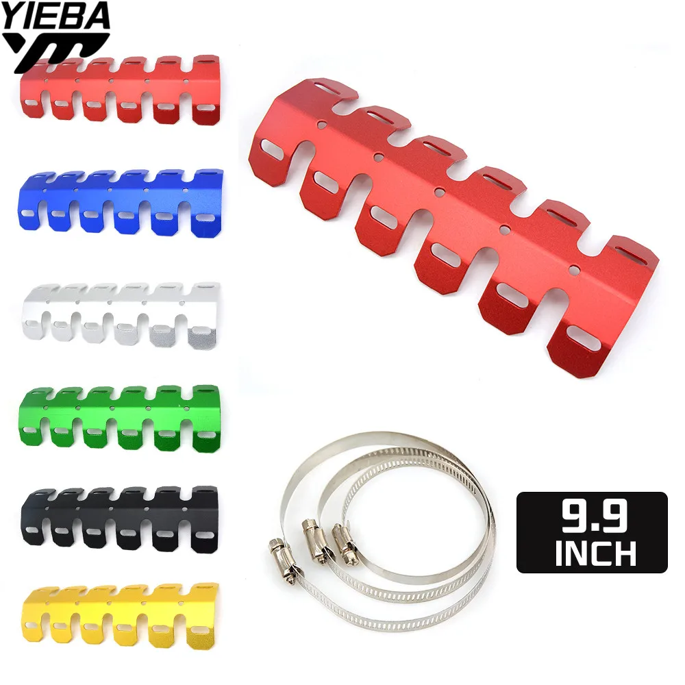 Motorcycle Accessories Exhaust Muffler Pipe Leg Protector Heat Shield Cover FOR HONDA XR230 250 MOTARD CRM250R/AR XR400MOTARD