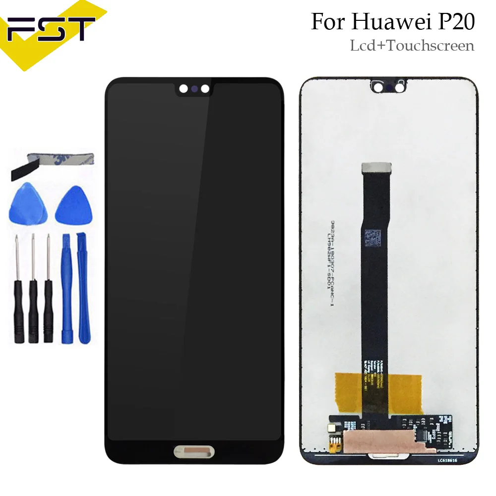 

1080*2240 For Huawei P20 LCD Display +Touch Screen Digitizer Assembly Replacement for Huawei P20 EML-L09 EML-L22 EML-L29