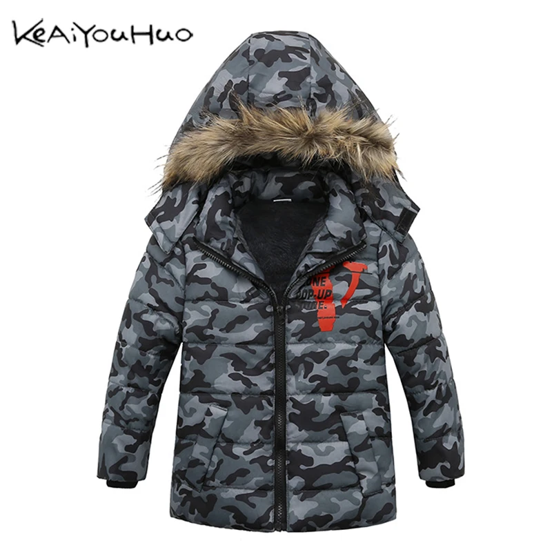 

2018 Winter Baby Boys Clothes Children Jacket Kids Clothes Thick Warm Jacket For Boy Hooded Outerwear Coat 2 3 4 5 Year Clothing