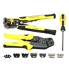 Meterk 4 Dans 1 multitool sertisseur de fil outils D'ingénierie Cliquet Terminal outil de sertissage Pinces Fin Bornes + Fil Décapant ► Photo 1/6